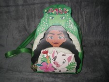 Disney Loungefly Moana Mini Mochila Feminina Verde Te Fiti Pua HeiHei Bolsa Floral comprar usado  Enviando para Brazil