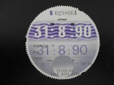 Collectable tax disc for sale  PETERBOROUGH