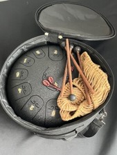 Tambor Lengua Acero 11" 13 Tonos Con 4 Palos y Estuche segunda mano  Embacar hacia Mexico