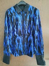 Western showbluse blau gebraucht kaufen  Worms