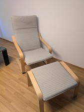 Ikea poängsessel hocker gebraucht kaufen  München