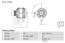 Lichtmaschine generator bosch gebraucht kaufen  Bautzen-Umland II