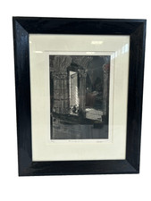 Signed etching print for sale  WELWYN GARDEN CITY