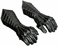 Manoplas Nazgul Aço 18G Luvas de Armadura Medieval Crusader LARP Manoplas Traje comprar usado  Enviando para Brazil