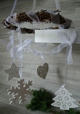 Weihnachtlicher kranz weißen gebraucht kaufen  Alsdorf