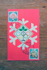 Cartolina commemorativa giochi usato  Roma