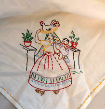 Vtg hand embroidered for sale  Orem