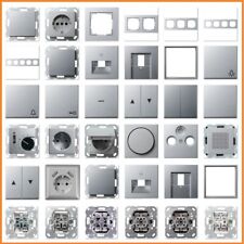 GIRA System 55 E2 Alu Silber USB Steckdose Rahmen Schalter Wippe Einsatz Taster comprar usado  Enviando para Brazil