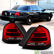 1998-2011 Ford Crown Victoria acabamento preto lanternas traseiras de LED par esquerda+direita comprar usado  Enviando para Brazil