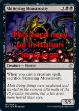 Mtg skittering monstrosity usato  Bari