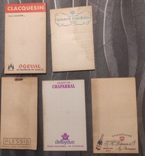 Lot anciens carnets d'occasion  Raismes