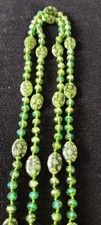 Necklace long glass for sale  SEAFORD