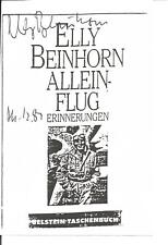 Autogramm elly beinhorn gebraucht kaufen  Gundelfingen