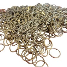 Chaveiros divididos a granel 1 polegada de diâmetro, chaveiros de metal prata, contagem de 830 comprar usado  Enviando para Brazil