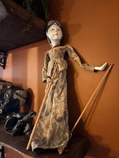 Usado, Vara de madeira vintage indonésia Wayang Golek boneco/marinette comprar usado Usado, Vara de madeira vintage indonésia Wayang Golek boneco/marinette comprar usado  Enviando para Brazil