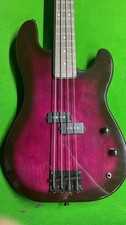  Baixo elétrico - Nova série Sawtooth EP em roxo trans impressionante! comprar usado  Enviando para Brazil