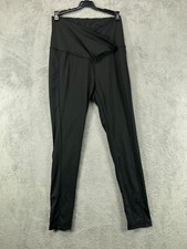 Leggings SheIn feminina pequena preta cintura transversal desempenho jersey malha 26x26 comprar usado  Enviando para Brazil