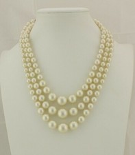 Vtg triple strand for sale  Coweta