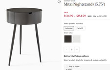 West elm mitzi for sale  Sunnyvale