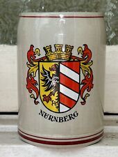 Caneca de cerveja vintage Nurnberg grés / Stein - Alemanha Ocidental - 0,5 litros comprar usado  Enviando para Brazil