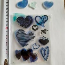 Stempel herzen embossing gebraucht kaufen  Dasing