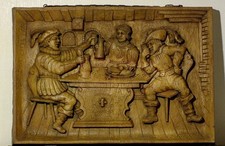 Großes holzbild relief gebraucht kaufen  Elsdorf
