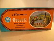 Mamos bausatz kirche gebraucht kaufen  Burkhardtsdorf
