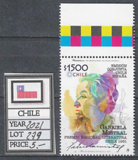 Używany, CHILE - GABRIELA MISTRAL - 2021 na sprzedaż  Wysyłka do Poland
