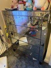 Mirror furniture drawers for sale  WELWYN