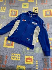 Jaqueta de corrida vintage Team Suzuki Moto moletom de lã masculina feminina tamanho M azul, usado comprar usado  Enviando para Brazil