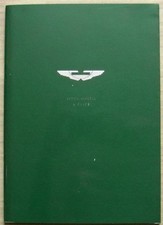 Aston martin guide for sale  LEICESTER