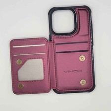 Capa carteira Vinich para iPhone 11, vermelho vinho, NOVA comprar usado  Enviando para Brazil