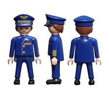 Playmobil flughafen pilot gebraucht kaufen  Frauenstein, Rechenberg-Bienenmühle