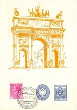 Cartolina arco della usato  Milano