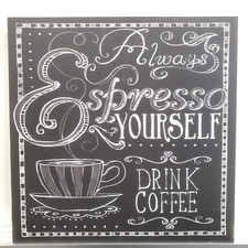Espresso coffee chalkboard for sale  Kalamazoo