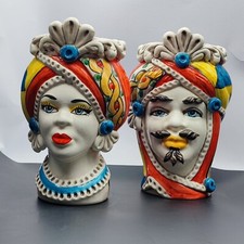 Testa moro ceramica usato  Augusta