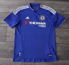 CAMISA DE FUTEBOL CHELSEA 2015/2016 CASA ADIDAS TAMANHO ADULTO MÉDIO comprar usado  Enviando para Brazil