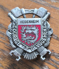 Insigne sapeurs pompiers d'occasion  Saint-Pierre-d'Oléron