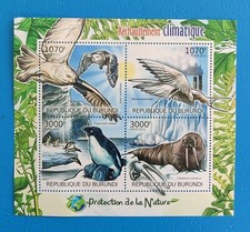 BURUNDI 2012 FAUNA 4v  sheet - PENGUIN WALRUS OWL TERN - bird stamps MNH, usado comprar usado  Enviando para Brazil