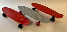 Três 3 SKATES 17" Mini Cruiser Skate Deck Plástico Estilo Moeda comprar usado  Enviando para Brazil