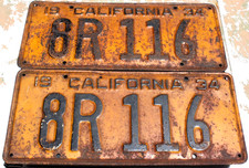 1934 california license for sale  Westlake Village