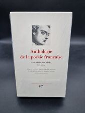 Anthologie poésie francaise d'occasion  Expédié en Belgium