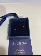 Orecchini coccinella oro usato  Vaprio d'Agogna