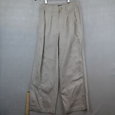 Calça Madewell plissada cintura alta perna larga bege tamanho 6 cintura elástica 28x30 comprar usado  Enviando para Brazil