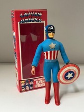 Mego 1974 8” Capitão América todos bonecos originais e escudo caixa de reprodução de alta qualidade comprar usado  Enviando para Brazil