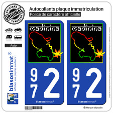 Autocollant plaque immatricula d'occasion  Balaruc-les-Bains