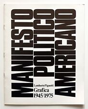 Manifesto politico americano usato  Roma