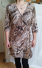 Wickelkleid 44 leopardenmuster gebraucht kaufen  Weischlitz