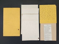 NOTAS ESCOLARES antigas c1863 va CROMWELL JOHNSON Cirurgião da Guerra Civil KIA Indiano, usado comprar usado  Enviando para Brazil