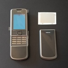 NOVA QUALIDADE Nokia 8800 Carbono Arte 8800e Cinza Peças COMPLETA Capa comprar usado  Enviando para Brazil